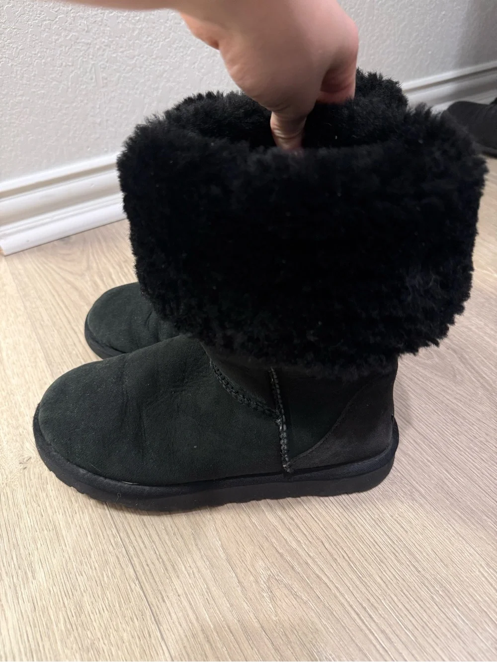 UGG Classic Tall Shearling Boots - Black